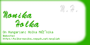 monika holka business card